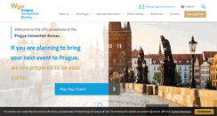 Desktop Screenshot of pragueconvention.cz